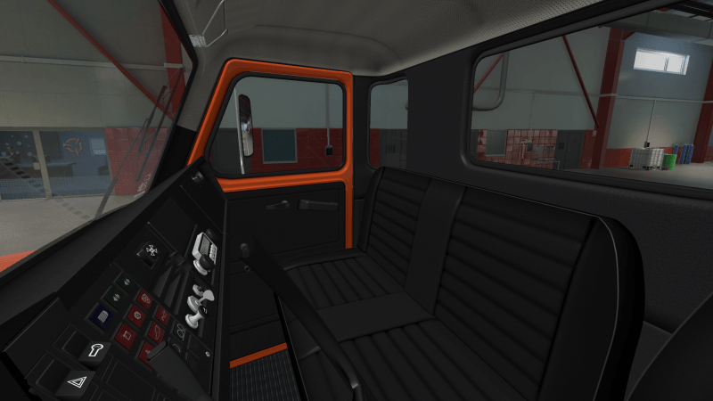 Interior do Scania L 111 Cabine Simples para Euro Truck Simulator 2